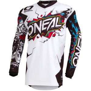 Maillot Cross O'neal Element Youth - Villain - White 2019