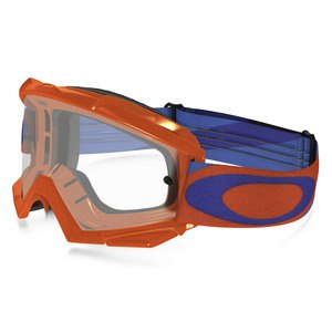 Masque Cross Oakley Proven Mx - Heritage Racer Orange Blue Lens Clear
